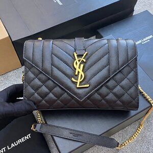 YSL Medium Quilted Leather Bag